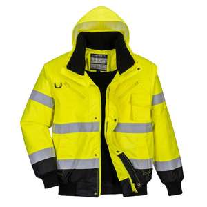 PORTWEST - C465YBRL Veste haute visibilité bicolore jaune noir-EAN 5036108255771 HI-VIS WORKWEAR - Product Image 1