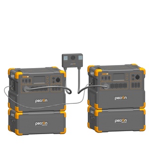 สถานีพลังงานแสงอาทิตย์แบบพกพา E3600LFP 7.2kW 6114Wh พร้อมแบตเตอรี่ MPPT ใช้ได้กับรถยนต์ คลื่นไซน์บริสุทธิ์ ช่องเสียบที่จุดบุหรี่ 2 ช่อง รุ่น E3600LFP 2 ตัว + รุ่น EP3000 2 ตัว + ฮับ - Product Image 1