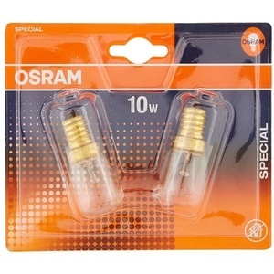ออสแรม 10W E14 หลอดไฟตู้เย็น แก้วใส ขนาดเล็ก 2 แพ็ค - Product Image 2