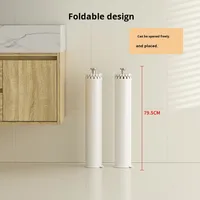 Séchoir à linge pliable en métal pour balcon, intérieur, design moderne et flexible, pour salle de bain, salon