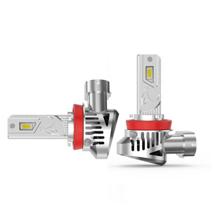 ชุดไฟหน้ารถยนต์ LED ADT H11 H4 H7 9005 HB3 V3 Canbus สีขาวสว่างพิเศษ 70W 7000LM 6500K FLIP 3570 1:1 ขนาดเล็กเทียบเท่าหลอดฮาโลเจน - Product Image 4