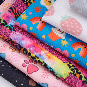 Moda personalizada <span class=keywords><strong>Liverpool</strong></span> Warp Jacquard poliéster Spandex crepé diademas diseñador vaca impresión bala tela Boujee - Product Image 6