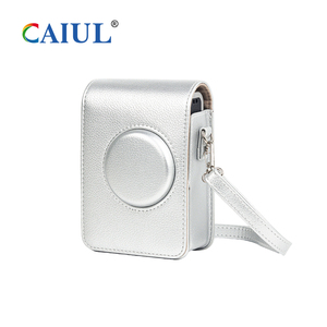 Étui rétro exclusif Caiul en cuir de litchi pour appareil photo Fujifilm <span class=keywords><strong>Instax</strong></span> <span class=keywords><strong>Mini</strong></span> <span class=keywords><strong>EVO</strong></span> Film - Product Image 6