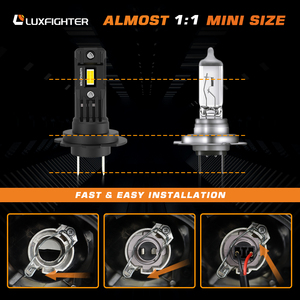 LUXFIGHTER Usine Vente en Gros 80W 7200LM H7 H11 9005 9006 Csp Ampoules de Phares LED pour Nissan Camry <span class=keywords><strong>Ford</strong></span> - Product Image 6