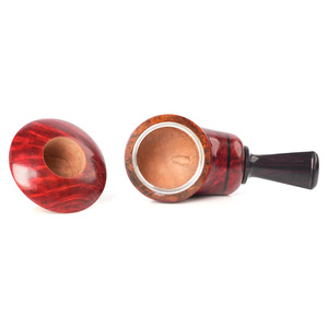 Muxiang Tobacco Pipe Bent Type 3mm Filter Men's Wooden Smoking Pipe Retro Design - Product Image 3