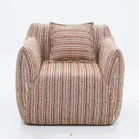 Canapé simple à compression, style tatami carré, pour salon, fauteuil de détente