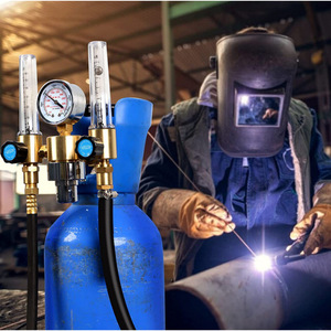 Régulateur de pression et débitmètre à double tube de type américain, type à double débitmètre - Product Image 2