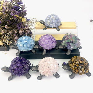 Harga pabrik grosir grosir batu alami <span class=keywords><strong>Aura</strong></span> kristal ukiran <span class=keywords><strong>Aura</strong></span> turmalin hitam capung untuk hadiah kerajinan - Product Image 6