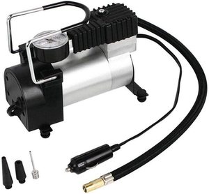 Pompe portable 12 volts 150 PSI robuste, numérique avec manomètre pour pneus de voiture et SUV - Product Image 1