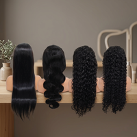 Promotion Letsfly 78$ Perruque naturelle bouclée Jerry 13x4 Lace Front en cheveux humains Remy Water Wave Indiens Vente en gros