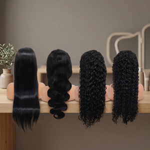 Promoción Letsfly: Peluca de Cabello Humano Natural Rizado Jerry de 78$, Peluca Frontal de Encaje 13x4, Pelucas Indias Remy con Ondas de Agua al por Mayor - Product Image 1