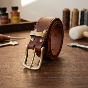 Ceintures en cuir de vache 100% originales avec boucle en acier de luxe, design crâne, vintage, écologiques, ceintures formelles pour hommes personnalisées - Product Image 1
