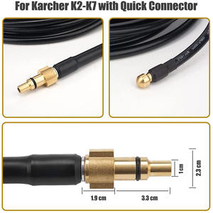 <span class=keywords><strong>Haute</strong></span> <span class=keywords><strong>pression</strong></span> 5-30m <span class=keywords><strong>tuyau</strong></span> de nettoyage de l'eau Kit de nettoyage de <span class=keywords><strong>tuyau</strong></span> de Jet d'eaux usées <span class=keywords><strong>pour</strong></span> laveuses de voiture - Product Image 6