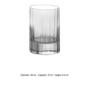 Verre à liqueur Bach 7 cl H 6,6 cm Ø 4,8 cm Luigi Bormioli - Product Image 3