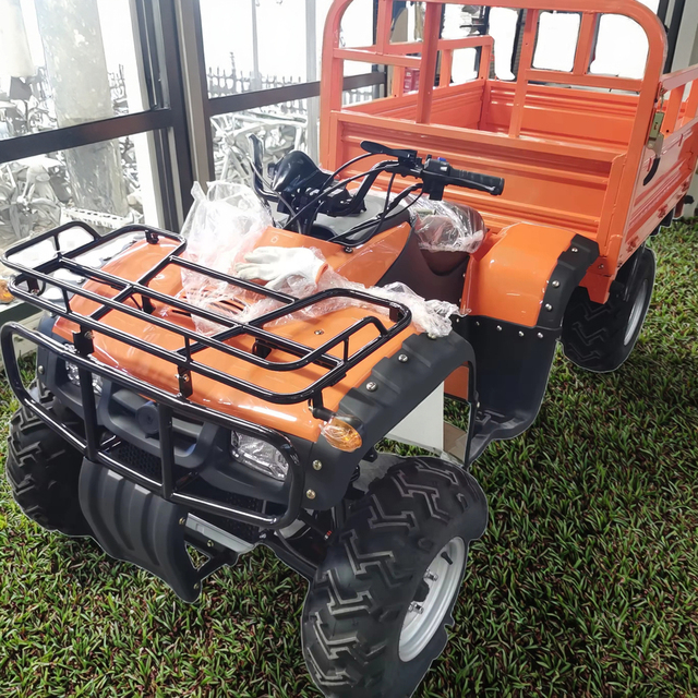 Hot Sales in China 4x4 All Terrain Vehicle Water Cooled Four Stroke Gas 4 Wheels Cargo Box with Durable Engine for Farmers