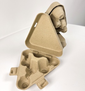 Thân thiện với môi tùy chỉnh kích thước bao bì trứng container compostable bột giấy trứng hộp có sẵn trong Thông số kỹ thuật khác nhau - Product Image 1