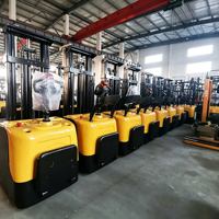 Nouveau chariot élévateur électrique sur pied 2T, hauteur de levage maximale 2,5 m, chariot élévateur pour entrepôt de conteneurs, manutention et transport de matériaux