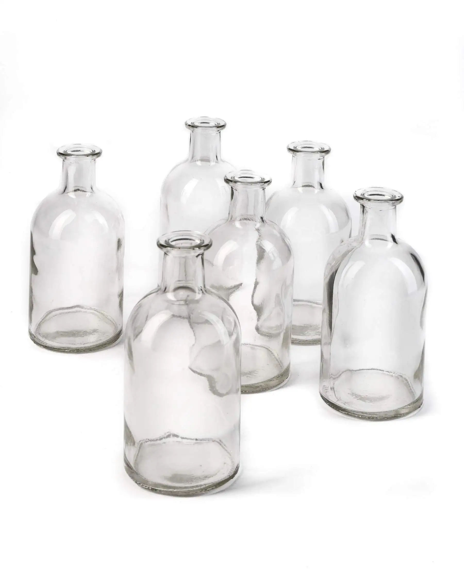 Commercio all'ingrosso mini portable wedding home party decorativo apothecary glass clear jars bud vaso