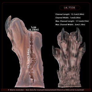 LK-7336 แจ็คแคล ดูนส์ คลอส แจ็คแคล ดีไซร์ แฟนตาซี ซิลิโคน ของเล่นช่วยตัวเองสำหรับผู้ชาย แบบถือได้ สำหรับผู้ใหญ่ 18+ - Product Image 5