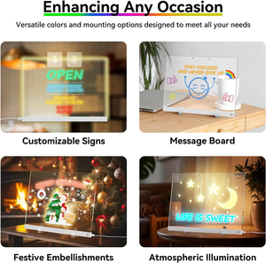 <span class=keywords><strong>Acrylic</strong></span> khô xóa dẫn Hội Đồng Quản trị điện tử lịch Memo Board với đánh dấu hiển thị rõ ràng cho các trường học hoặc văn phòng máy tính để bàn bằng văn bản - Product Image 4