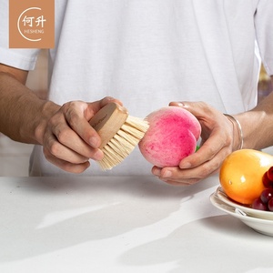 Practical Wood Sisal Kitchen Fruit Cleaning <strong>Brush</strong> <strong>Vegetable</strong> <strong>Brush</strong> - Product Image 6