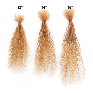 Extension Micro Locs in Capelli Umani, Inter Locs Crochet 0,15cm, Micro Sister Locs con Punte Lunghe e Ricce per Donne - Product Image 3