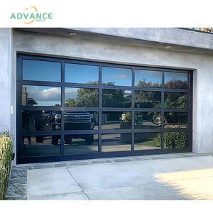 Conception sectionnelle contemporaine de <span class=keywords><strong>porte</strong></span> de <span class=keywords><strong>garage</strong></span> en aluminium de haute résistance avec les insertions en verre pour la villa et l'atelier - Product Image 6