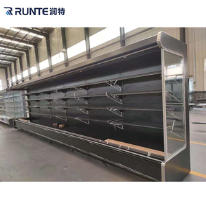 Thương mại mở máy làm lạnh phía trước tủ lạnh hiển thị trường hợp cho sản phẩm tươi sống - Product Image 2