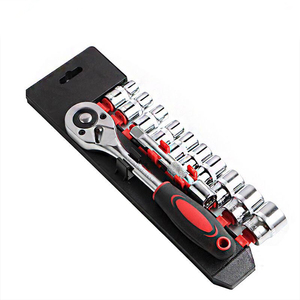Auto Repair Fast <strong>Ratchet</strong> Wrench Hardware Tool Combination Torque <strong>Spanner</strong> Socket Wrench <strong>Set</strong> - Product Image 6