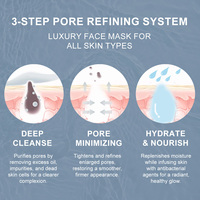 Masque d'argile de boue de mer morte revitalisant ODM masque facial nettoyant en profondeur thé pour minimiser les Pores hydratant purifiant visage