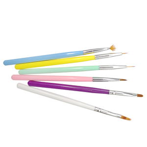 Lot de 15 pinceaux professionnels pour nail art – Kit d'outils de dessin, de pointillage et de peinture – Poils en nylon pour gel, vernis et design – Pinceaux de manucure pour salon - Product Image 1