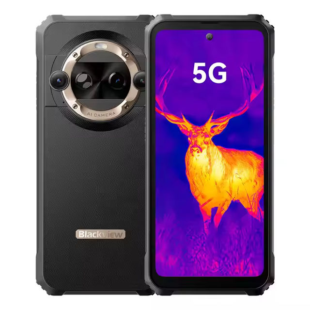 Blackview BL9000 PRO 5G Rugged Smartphone 6.78'' FHD 12GB 512GB Thermal Imaging Camera 8800mAh Android 14 Mobile Phones