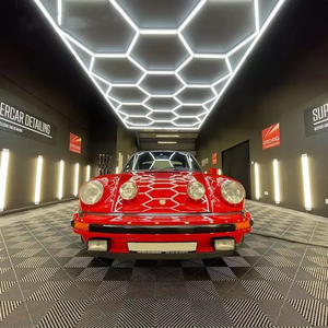 Suez 6500K Custom Ontworpen Led Hexagon Garage Verlichting Licht Plafond Hangend Led Auto Verzorgingsproduct - Product Image 5