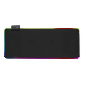 RGB鼠标垫游戏玩家大办公桌背光垫电脑发光二极管地毯表面鼠标Ped Xl桌面保护器