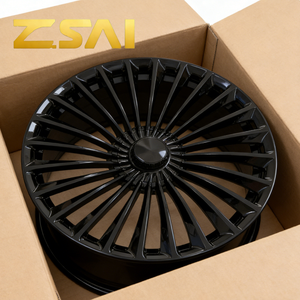 Jantes en alliage d'aluminium forgées noires à rayons multiples pour voiture, 18 19 20 21 22 23 24 pouces, 6x139.7, pour GRT Patrol <span class=keywords><strong>Cima</strong></span> 350Z Murano - Product Image 6