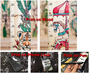 Ocbestjet A4 UV DTF Film a and AB UV DTF Roll Film <strong>Transfer</strong> Film PET Textiles High <strong>Heat</strong> <strong>Transfer</strong> for UV Printer Neutral Packing - Product Image 6