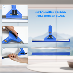 Nhà Máy Giá tái sử dụng đa mục đích xoay scraper đánh răng xe thủy tinh gạt nước cửa sổ giống cây chổi - Product Image 4