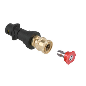 Juego de Boquillas Adaptadoras para Lavadora a Presión Hanggao, Conector de Latón y Nylon Multicolor para Máquina de Limpieza y Lavado de Autos - Product Image 4