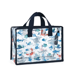 Bolsa de Presente Personalizada, Portátil e Fashion, Grande Capacidade, Bolsa Transparente de PVC com Padrão de Letras e Logo Personalizado - Product Image 2
