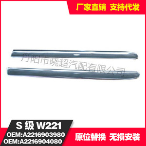 ชุดแต่งบังโคลนรถยนต์เมอร์เซเดส-เบนซ์ เอส-คลาส W221 รุ่น A2216903980 2216904080 ผลิตจากเหล็ก สำหรับด้านซ้ายและขวา (อะไหล่ทดแทน) - Product Image 2