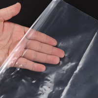 Sac d'emballage pour vêtements à fond carré recyclable personnalisé D1009D avec fermeture éclair et logo imprimé pour ordinateur et écouteurs