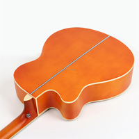 Guitare Électro-Acoustique 40 Pouces à Pan Coupé Économique de Haute Qualité