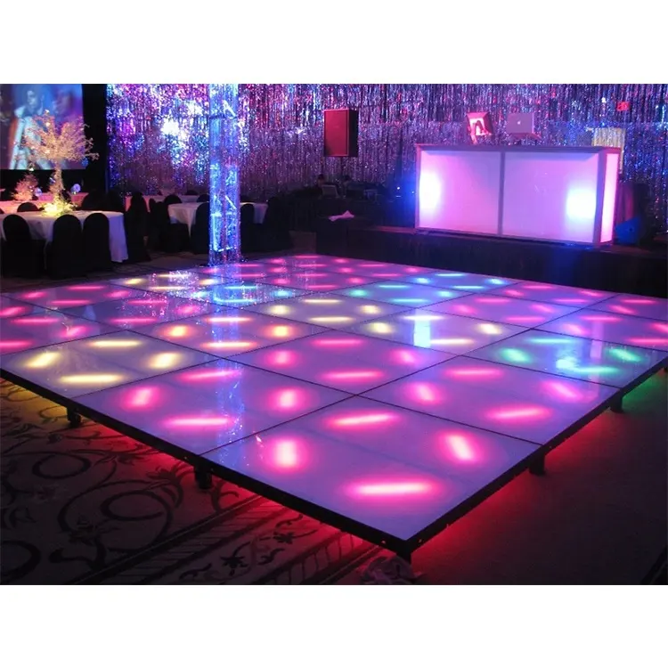 Alta qualidade P3.91 Dance Floor indoor/outdoor dance floor interativo LED tela