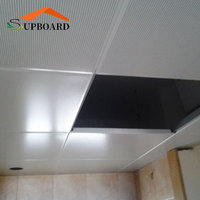 Carrelage suspendu de plafond suspendu en métal, Faux fer blanc, 30x60