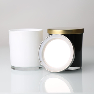 ภาชนะใส่เทียนหอมเซรามิกเคลือบด้านสำหรับตกแต่งบ้าน - Product Image 2