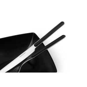 Set di Posate Excelsa 24 Pezzi in Acciaio Inossidabile con Manico Nero, Design Moderno, Servizio da Tavola - Product Image 3