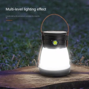 Linterna Solar para Camping, Recargable, Portátil, 5 Modos, Impermeable, Lámpara de Emergencia, Linterna LED Potente, Luz de Trabajo - Product Image 1