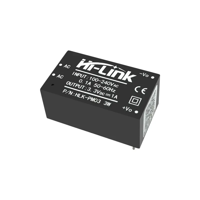 Hi-Link ผู้ผลิต90-264โวลต์ AC DC โมดูลแหล่งจ่ายไฟ220โวลต์ถึง3.3โวลต์3วัตต์แยกโมดูลไฟฟ้า HLK-PM03