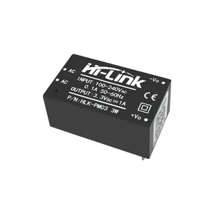 היי-קישור יצרן 90-264V AC DC אספקת חשמל מודול 220V כדי 3.3V 3W כוח מבודד מודול HLK-PM03