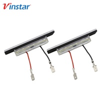 Vinstar Lampu Pelat Nomor LED Putih E-mark Restyling Pasar Kualitas Baik untuk BMW M1 Z1 E12 E23 E30 E12 E26 E28